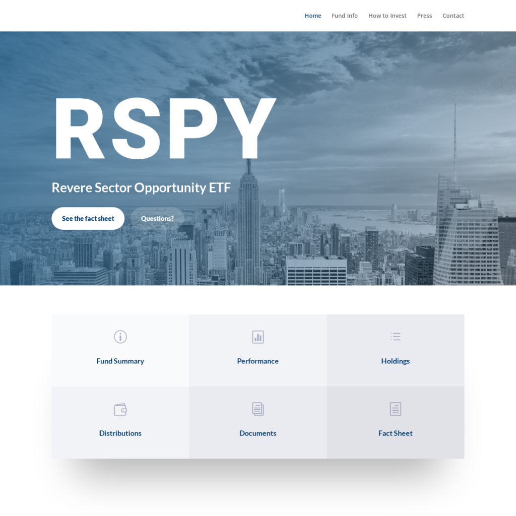 Revere Sector Opportunity ETF Website